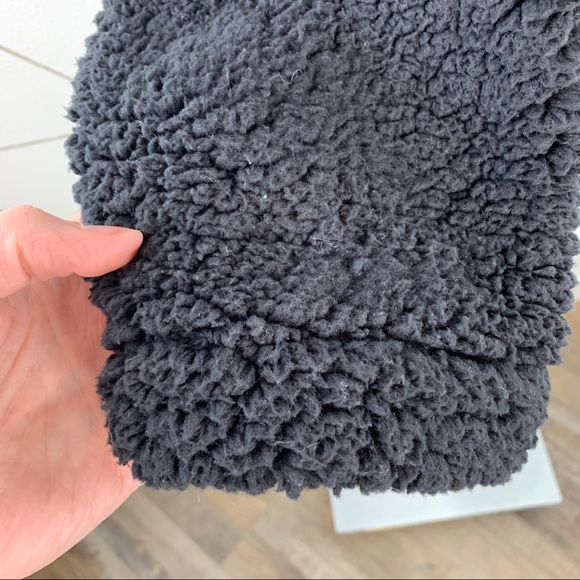 Topshop Teddy Bear Half Zip Drawstring Sweater 8 - Picture 9 of 12